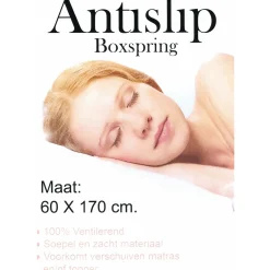 Antislipmat (boxstop) voorkomt schuiven