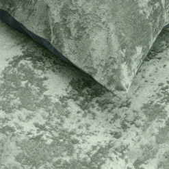 Crushed Velvet Katoen Dark Green