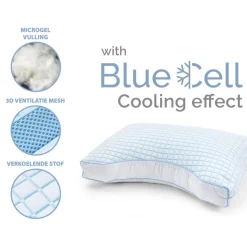 3D Blue Cell Tech Verkoelend Microgel met Neksteun