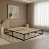 2dekans Bedframe Metaal 160 x 200 Zwart - Niet in originele verpakking