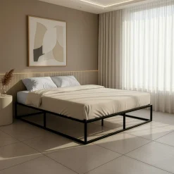 2dekans Bedframe Metaal 160 x 200 Zwart - Niet in originele verpakking