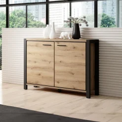 Dressoir Akven - 2-deurs - Wotan Eiken