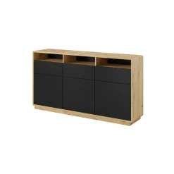 Dressoir Asmund - 3-deurs incl. 3 lades - Wotan Eiken