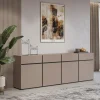 Dressoir Crotone - 4-deurs incl. 4 lades - Taupe