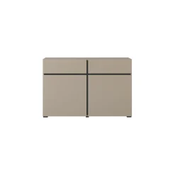 Dressoir Crotone - 2-deurs incl. 2 lades - Taupe