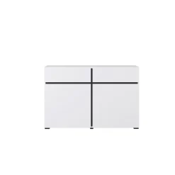 Dressoir Crotone - 2-deurs incl. 2 lades - Wit