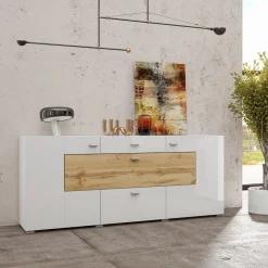 Dressoir Koblenz - Wotan Eiken / Wit