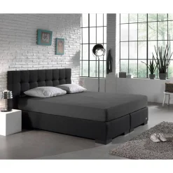 Dubbel Jersey Matras Hoeslaken Antraciet 220 gr