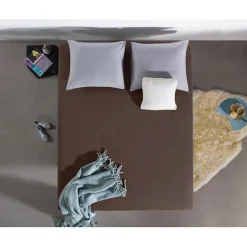 Dubbel Jersey Matras Hoeslaken Taupe 220
