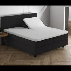 Dubbel Jersey Splittopper Hoeslaken - Wit 220 gr