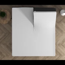 Dubbel Jersey Splittopper Hoeslaken - Wit 220 gr