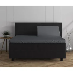 Dubbel Jersey Splittopper Hoeslaken - Antraciet 220 gr