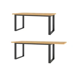 Eettafel Halmstad - Uitschuifbaar - Wotan Eiken