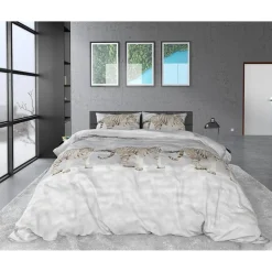 FL Winter Tiger White - flanel