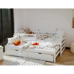 Halfhoogslaper met Lade Simon - Wit - Direct Leverbaar!