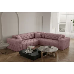 Hoekbank Malibu– Universele opstelling – Ruime keuze in stoffen en kleuren