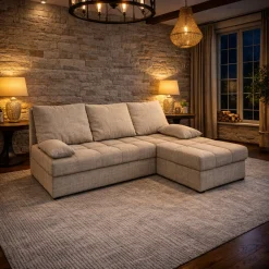 Hoekbank Rio - Slaapbank met opbergruimte - Zitcomfort Stevig