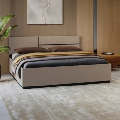 Houten Bed Crotone - Taupe - Bedframe