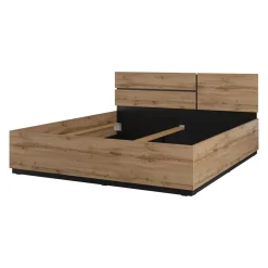 Houten Bed Crotone - Wotan Eiken - Bedframe