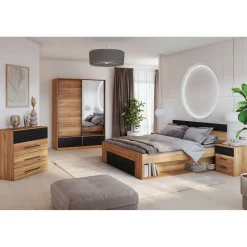 Houten Bed met Lade Bern - Naturel - Bedframe