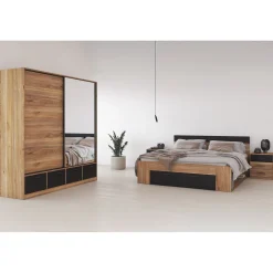 Houten Bed met Lade Bern - Naturel - Bedframe