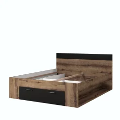 Houten Bed met Lade Bern - Walnoot - Bedframe