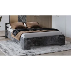 Houten Bed Nîmes - Marmer - Bedframe