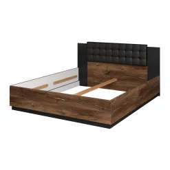 Houten Bed Siena - Bruin - Bedrame
