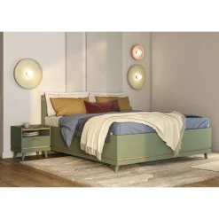 Houten Bed Skagen - Groen - Bedframe