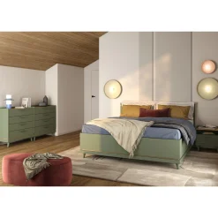 Houten Bed Skagen - Groen - Bedframe