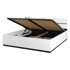 Houten Opbergbed Crotone - Wit