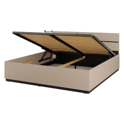 Houten Opbergbed Crotone - Taupe