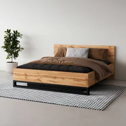 Houten Opbergbed Halmstad - Wotan Eiken