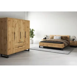 Houten Opbergbed Halmstad - Wotan Eiken