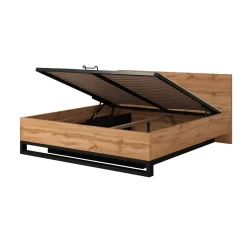 Houten Opbergbed Halmstad - Wotan Eiken