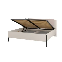 Houten Opbergbed Jura - Taupe