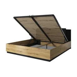 Houten Opbergbed Siena - Naturel