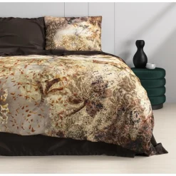 Inferno Taupe katoen-satijn