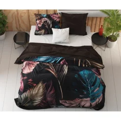 Isabella Black 100 % Katoen-satijn