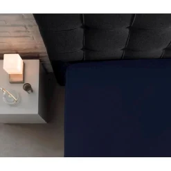 Jersey Matras Hoeslaken 135 gr Indigo Blue