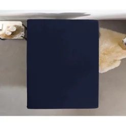 Jersey Matras Hoeslaken 135 gr Indigo Blue