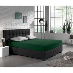 Jersey Matras Hoeslaken 135 gr Botanical Green