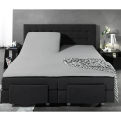 Jersey Splittopper Hoeslaken Grijs