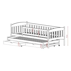 Kajuitbed Amir - Wit - Direct Leverbaar!