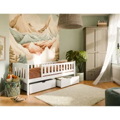 Kajuitbed met lade Gino - Kinderbed - Leverbaar in 8 kleuren!