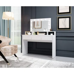 Kaptafel Ariana - Wit incl. Verlichting