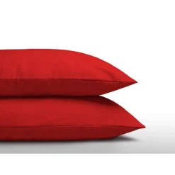 Katoenen Kussensloop (2 in 1) Rood