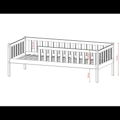 Kinderbed Adele - Wit - Direct Leverbaar!