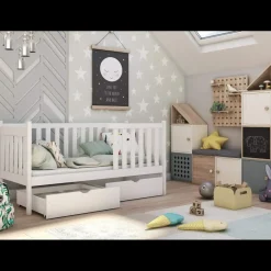 Kinderbed met Lades Abel - Leverbaar in 8 kleuren!