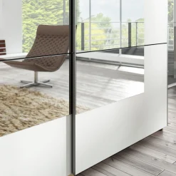 Kledingkast Bern - 2-deurs incl. spiegel - Naturel